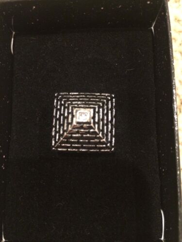 han cholo pyramid ring with center stone missing- otherwise perfect never worn 8 - Picture 1 of 3