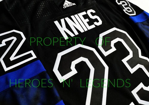 NWT-PRO-54 MATTHEW KNIES TORONTO MAPLE LEAFS AUTHENTIC BIEBER/DREW ADIDAS JERSEY