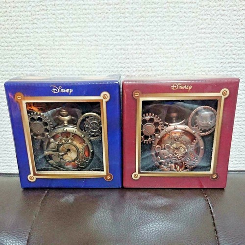 Disney Steampunk Pocket Watch 2 Piece Set Very Rare Set Prise Ebay