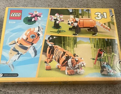 Lego Magestic Tiger set number 31129 Slightly damaged sealed