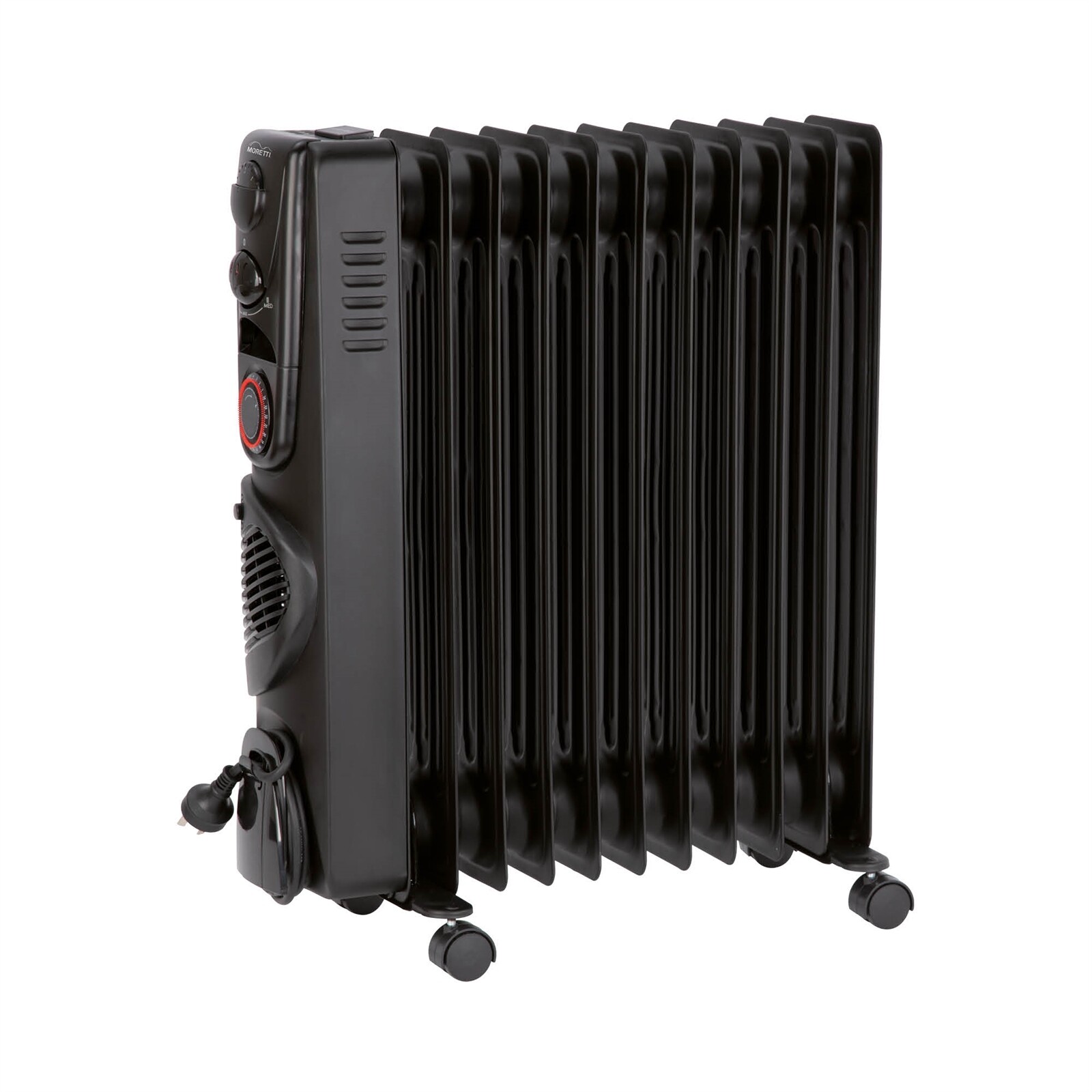 Arlec 2400W 11 Fin Oil Heater With Fan Boost | eBay