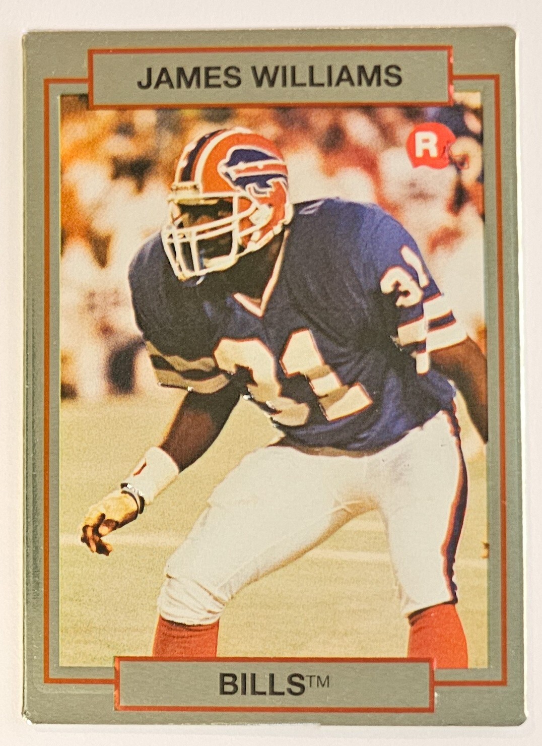 James Williams RC Rookie 1990 Action Packed Update Bills #3