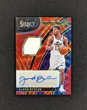2021-22 Panini Select Rookie Jersey Red Wave Prizm Jared Butler #RJ-JBT Auto RC