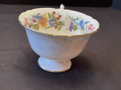 Shelley SPRING BOUQUET Tea Cup & Saucer English Bone China Pastel Floral #13651 - Picture 11 of 17