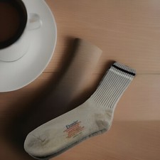 VTG Socks Men's One Size 90s 80s ETONIC Brown NOS Crew Orlon Acrylic USA