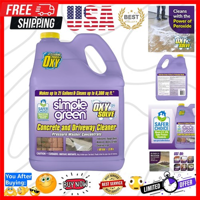 #ad Oxy Solve Concrete and Driveway Pressure Washer Cleaner Purple Unscented 1... $39.99
