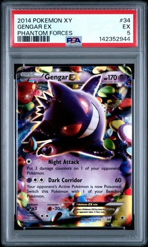 Gengar-EX graded PSA 5 for sale on eBay