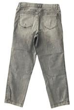Wit  Wisdom Gray Stretchy Tummy Control Ankle Jeans Women SZ 10