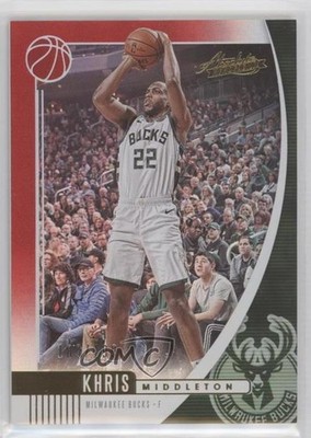 2019-20 Panini Absolute Memorabilia Red 189/199 Khris Middleton #27 5yi