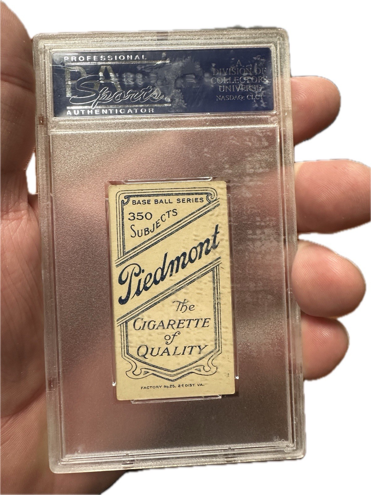 T206 Piedmont 350: JACK WHITE Buffalo Bisons ~ PSA 3 view 2