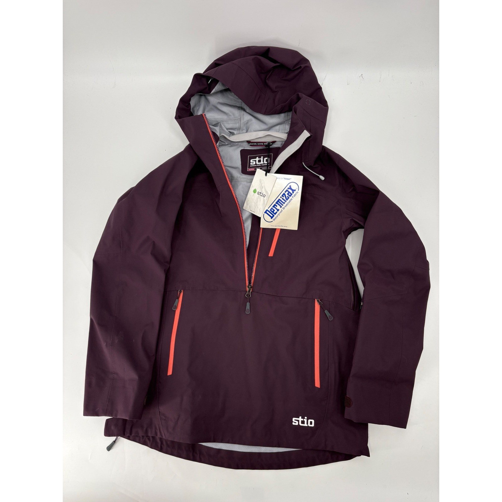 Stio Womens Environ XT Anorak Jacket Purple Huckleberry Jam 100186-502-SM Small