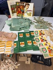 Vintage S&H Green Stamps Plaid Stamps Gold Bond Top Value  Huge Lot