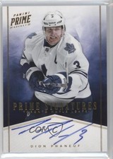 2011-12 Panini Prime Prime Signatures Gold 1/50 Dion Phaneuf #24 Auto 2d8