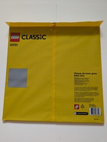 LEGO Classic Baseplate Lot Gray 10701 x2 Green 626 x1 New Sealed