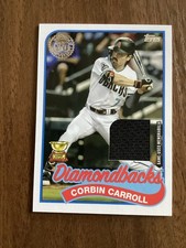 2024 Topps Series 2 - 1989 Topps Baseball Relics Corbin Carroll #89R2-CCA (MEM)