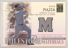 2003 Tribute - Contemporary Edition Milestone Materials Mike Piazza HOF fm0