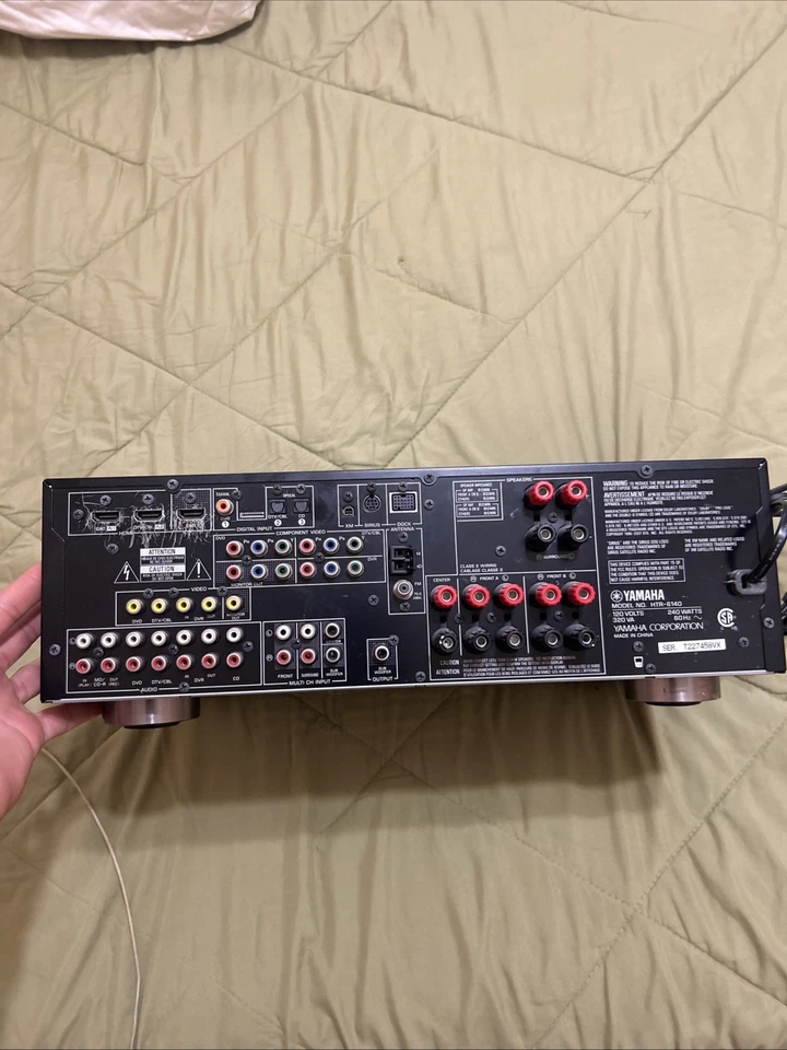 Yamaha HTR-6140 Home Theater Receiver 5.1 HDMI Stereo - No Remote - Image 3 of 3