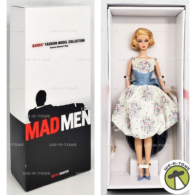 #ad Barbie Fashion Model Mad Men Betty Draper Silkstone Doll 2010 Mattel $334.95