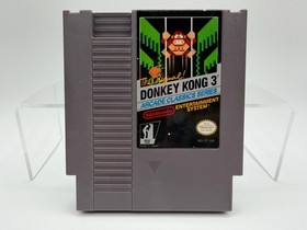 DONKEY KONG 3 NES with Manual ~Authentic, Cleaned & Tested~ NES0019
