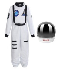 ReliBeauty Kids Girls Boys Astronaut Costume Space Helmet 6-7/110