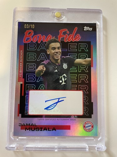 Topps Bayern München Team Set 25/26 Jamal Musiala Auto /10 Bona Fide