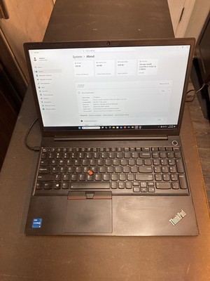 Lenovo ThinkPad L15 Gen 2 15.6'' Laptop i5-1135G7 8GB RAM 256GB SSD Win11 Pro