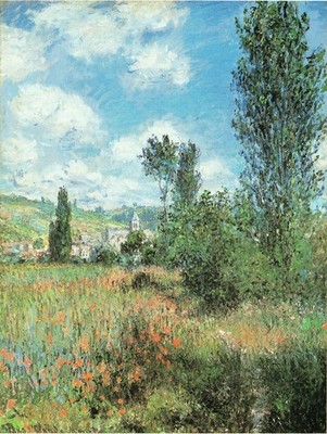 Monet-Psth im St-Martin, Vetheuil A1-A4 Poster Kunst Malerei Master Fine Cla