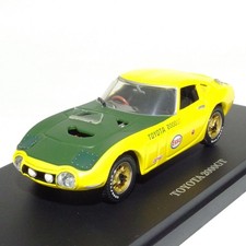 Kyosho 1/43 Toyota 2000GT Time Trial Car Yellow No.03032Y