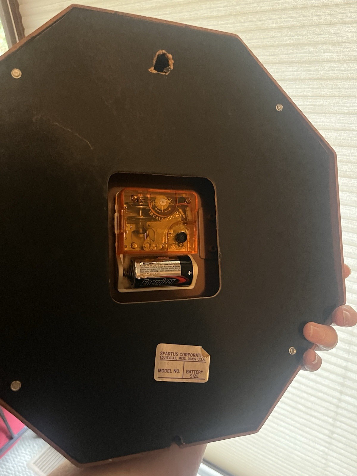 Vintage Kitchen Wall Clock SPARTUS Mid-Century Modern MCM Cottage Fall  WORKS