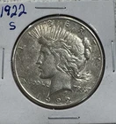 1922-S Peace Silver Dollar VF San Francisco