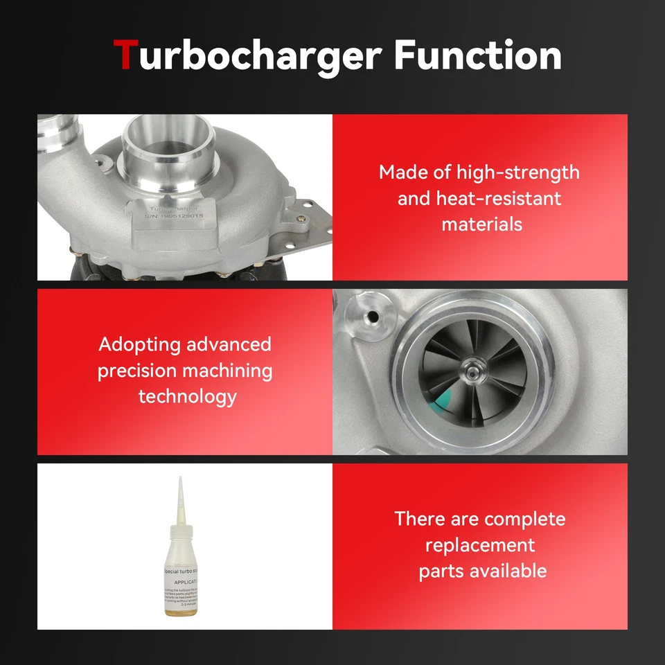 Turbocharger for Freightliner Sprinter 3500 Jeep Grand Cherokee 3.0L A6420900280 - Изображение 3 из 4