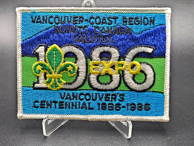 Vintage Scouts Canada Expo 86 Vancouver Centennial 1886-1986 Patch Badge
