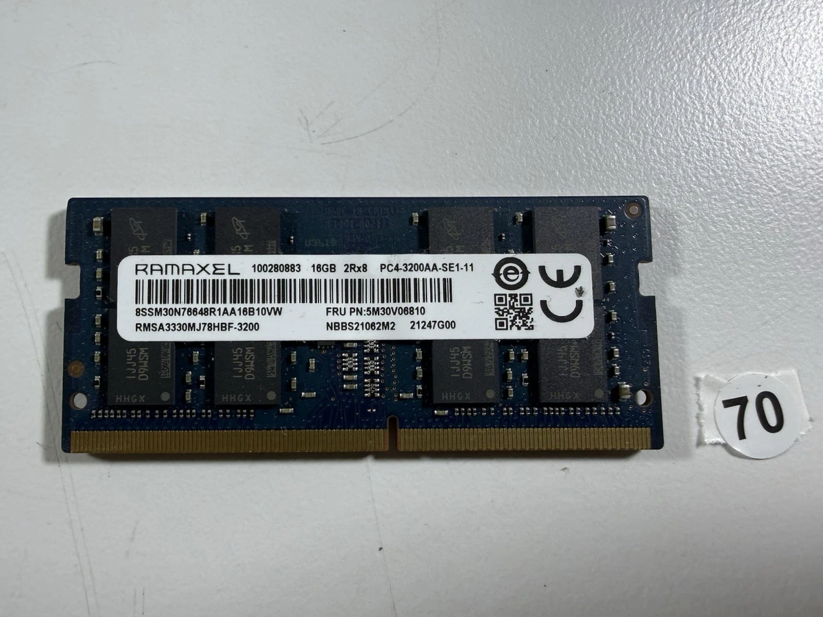 メモリー RAMAXEL DDR4-3200 SO-DIMM 32GB (2x16GB) Crucial RAM DDR4 32GB Kit (2x16GB) 3200MHz SODIMM CL22, Memoria