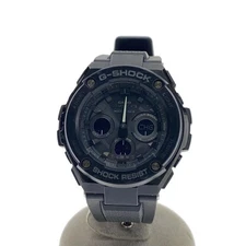CASIO Solar watch G-SHOCK Degiana Rubber BLK BLK SS