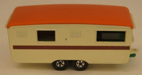 MATCHBOX LESNEY #57 Trailer Caravan 1970 Superfast Tan ENGLAND