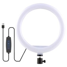 Selfie Ring Light with 3 Light Modes and 10 Brightness Levels USB Powered Mini
