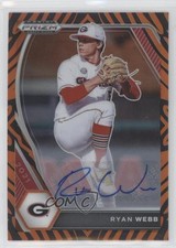 2021 Panini Prizm Draft Picks Tiger Stripes 1/25 Ryan Webb #PDP125 Auto u6m