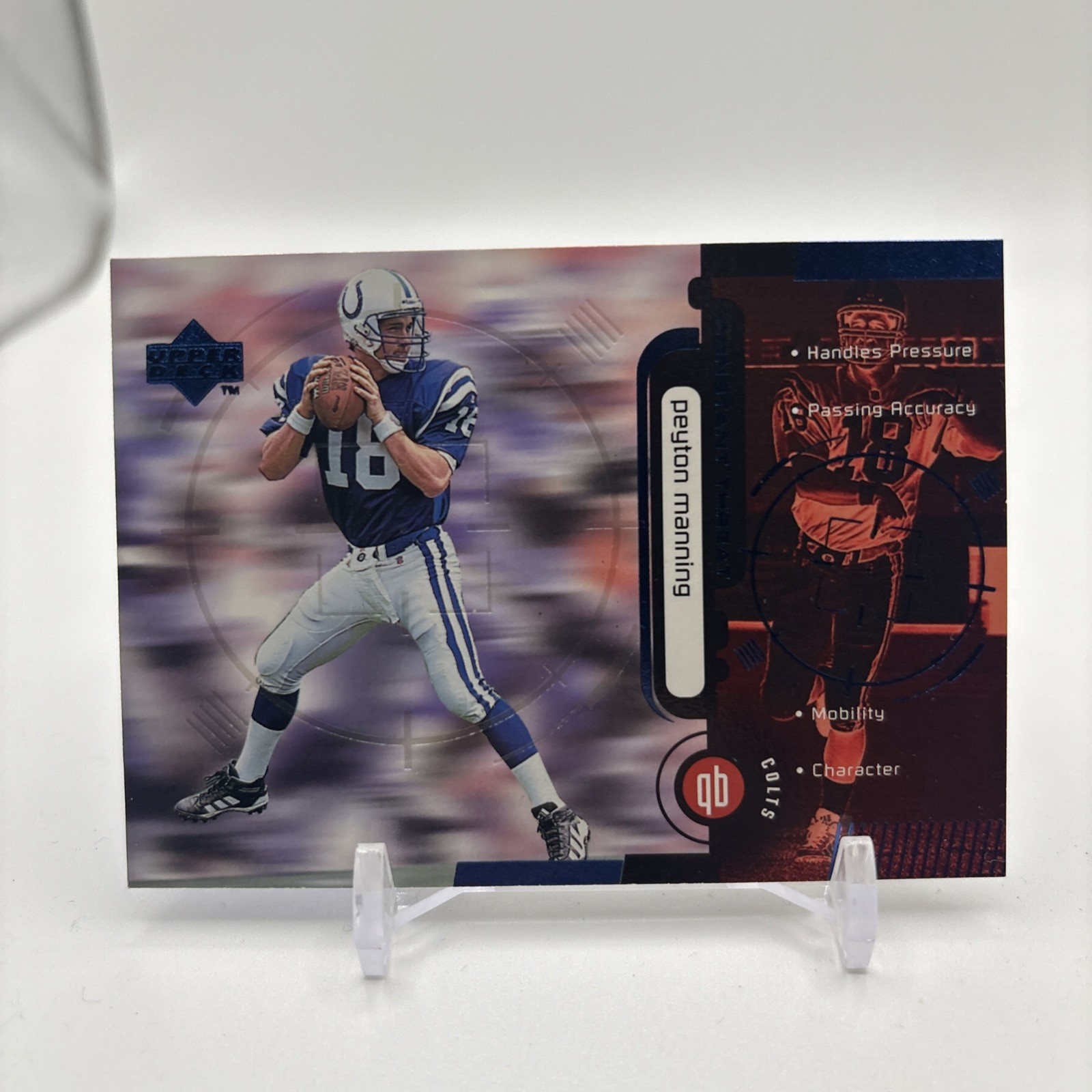 1998 Upper Deck Peyton Manning Constant Threat Blue #CT2