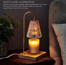 Mikasa Home Accents Electric Candle Warmer Lamp Candle Not Included NEW 24C