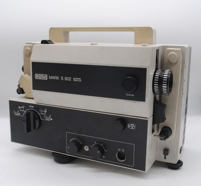 Eumig Mark S 802 Super 8 Filmprojektor   Single 8  