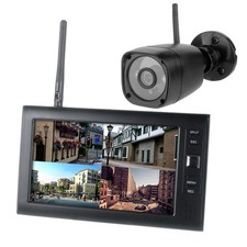 Wireless Security Camera DVR System With 720P Camera And 7 Inch LCD Monitor