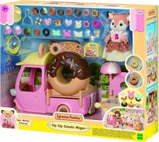 Sylvanian Families - Le Chariot de Donuts - Set 1 Figurine et +30 Accessoires