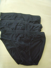 Mens Briefs / Pants  M&S Cool & fresh size med 3 pairs Navy blue new
