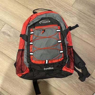 Moke Outdoors Expedition Red And Black 18'' Backpack - New without tags 