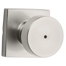 97300-938 Pismo Modern Door Knob Square Satin Nickel Privacy