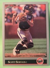 Scott Servais #121 1992 Leaf  Houston Astros - Series 1