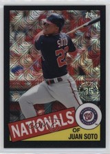 2020 Topps Silver Pack 1985 Chrome Baseball Black 102/199 Juan Soto #85C-43 0l7e