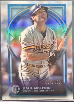2026 Topps Tribute Paul Molitor BLUE /150 - Milwaukee Brewers HOF
