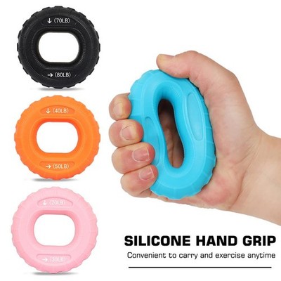 Silicone Finger Grip Hand Wrist Strengthener Trainer Workout Tool  