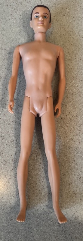 Vintage 1960’s Mattel Flocked Brunette Hair Ken Doll